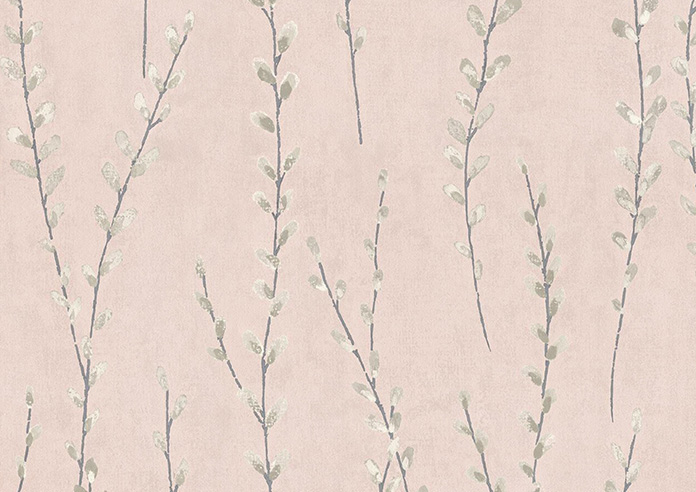 Willow Field, Pastel Pink - Made to Measure Curtains - Image 9